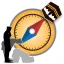 ციფრული კომპასის მიმართულება icon