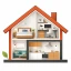 Hausplanung – 3D-Haus icon