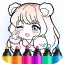 Kids Coloring Games for Girls icon
