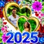Photo frame app, collage maker icon