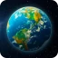 Vue satellite en direct, Terre icon