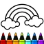 Coloring Games & Coloring Kids icon