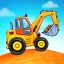 LKW kinderspiele Hausbau für 3 icon