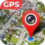 Navegação mapa de satélite GPS icon