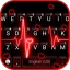 Neon Red Heartbeat Thème icon