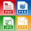 Convertisseur photo image PDF icon
