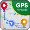 Mapa localizador de rotas GPS icon