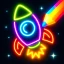 Magic Doodle Art - Neon Glow icon