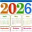 2027 Calendar icon