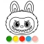 Labubu Coloring Games for Kids icon