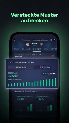 AIstats: Livescore Fußball App screenshot 4