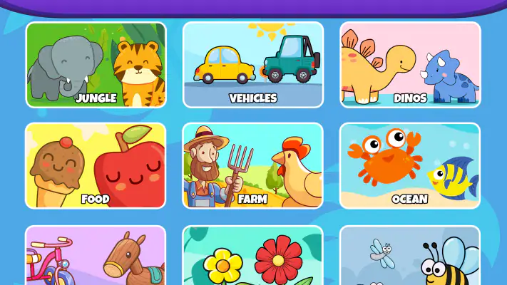 Baby Puzzle Spiele zum Lernen screenshot 1
