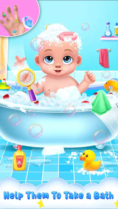 Baby Tagespflege Spiele screenshot 1