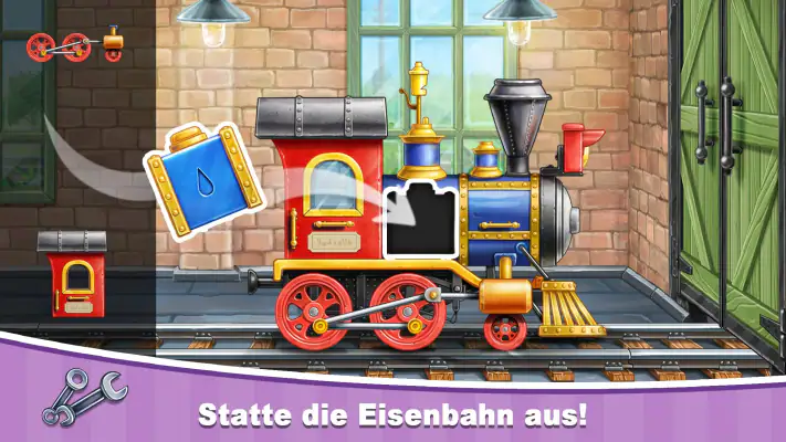 Bahnhofsspiel für Kinder: Bahn screenshot 1