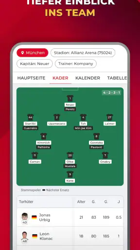 Bayern Live - für München Fans screenshot 5
