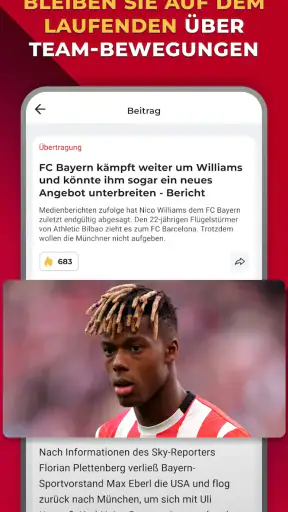 Bayern Live - für München Fans screenshot 6