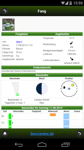 Beissindex Pro Angeln screenshot 5