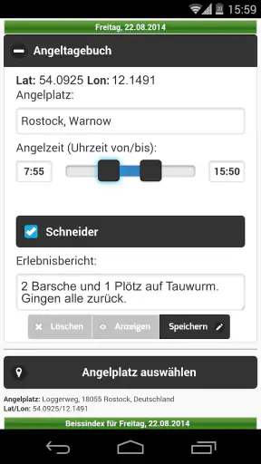 Beissindex Pro Angeln screenshot 7