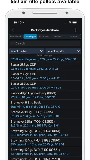Chairgun Elite Ballistic Tool screenshot 5
