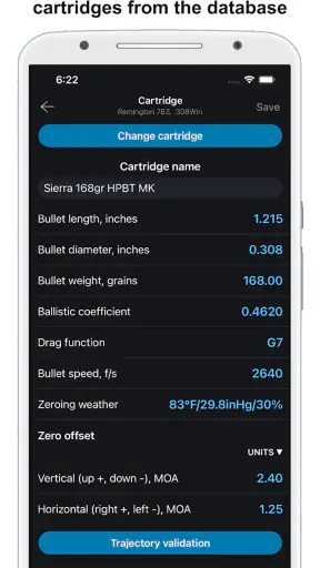 Chairgun Elite Ballistic Tool screenshot 7