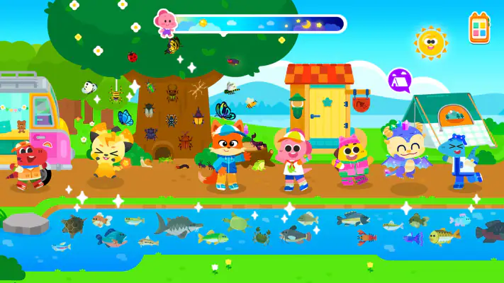Cocobi Camping-Spiel screenshot 1