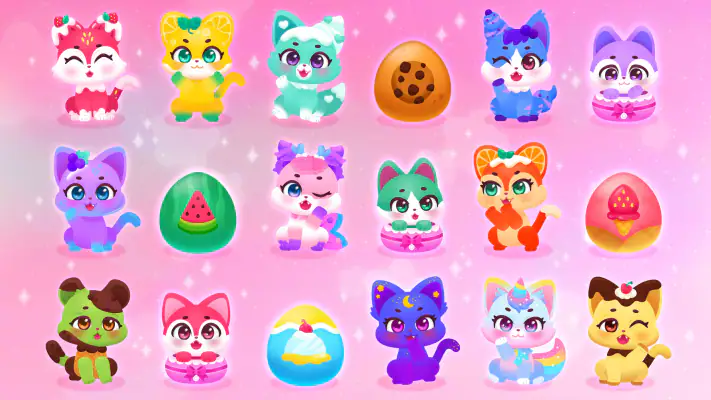 Cocobi Zuckerwatten-Kätzchen screenshot 1