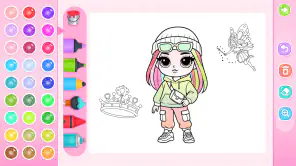 Doll Princess Coloring Games screenshot 5