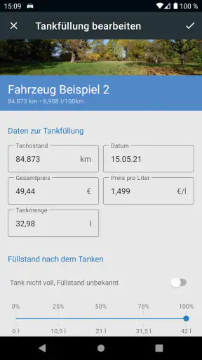 Drivenote: Tankbuch & mehr screenshot 8