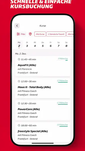 Fitness First Germany screenshot 2