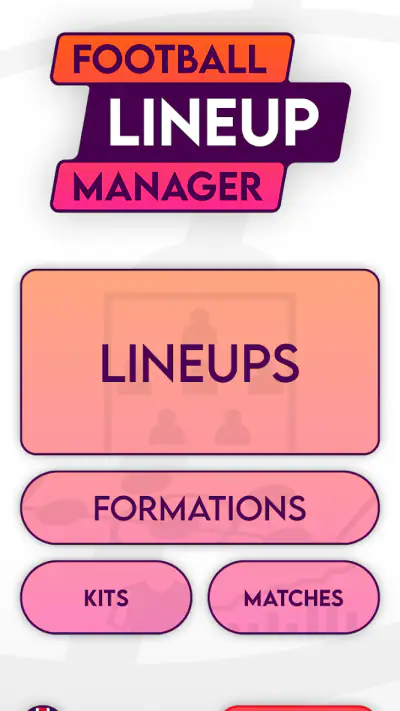 Football Lineup Manager screenshot 1