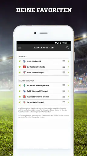 FUSSBALL.DE screenshot 2
