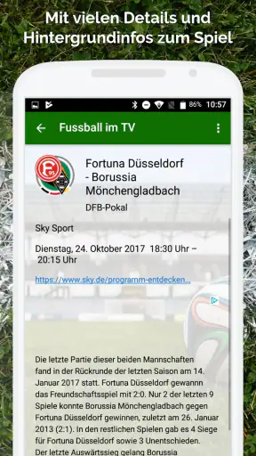 Fussball im TV live screenshot 3