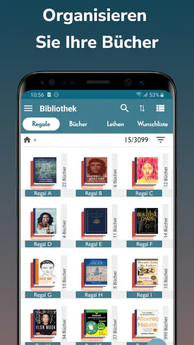 Handy Library - Bücher Ordnen screenshot 1