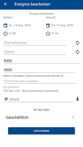 KFZ Fahrtenbuch Deutsch screenshot 3