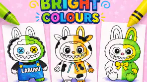 Labubu Coloring Games for Kids screenshot 5
