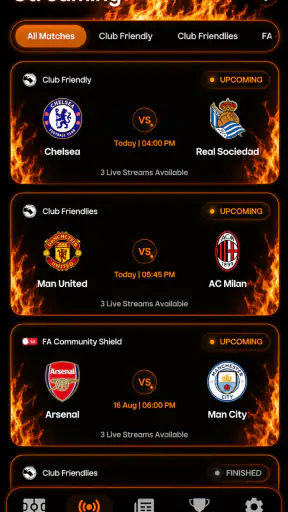 Live Football TV Streaming HD screenshot 1