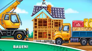 LKW kinderspiele Hausbau für 3 screenshot 4