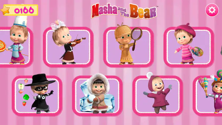 Masha and the Bear Mini Spiele screenshot 1