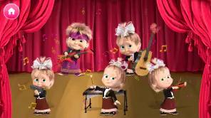 Masha and the Bear Mini Spiele screenshot 2