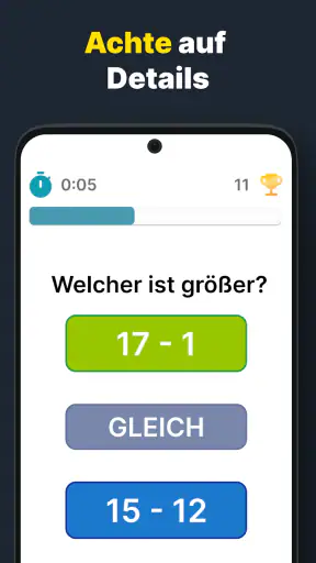 Mathe: Gehirn Logik Denkspiele screenshot 4