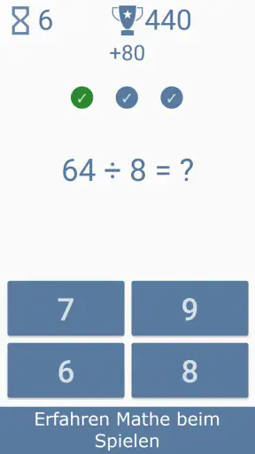 Mathe Spiele - Kopfrechnen screenshot 1