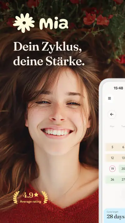 Mia: Perioden Kalender, Zyklus screenshot 1