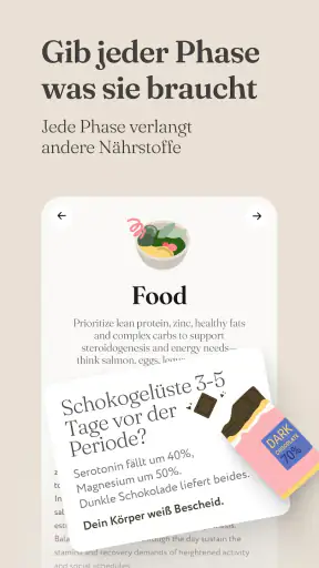 Mia: Perioden Kalender, Zyklus screenshot 4