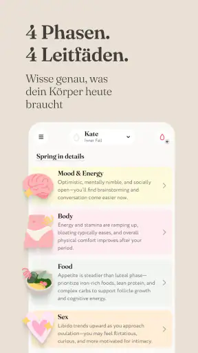 Mia: Perioden Kalender, Zyklus screenshot 6