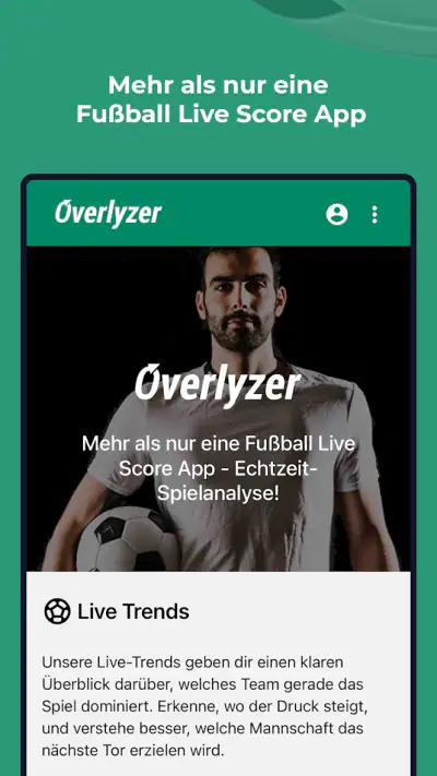 Overlyzer Live Football Trends screenshot 1