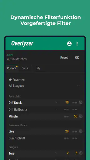 Overlyzer Live Football Trends screenshot 4