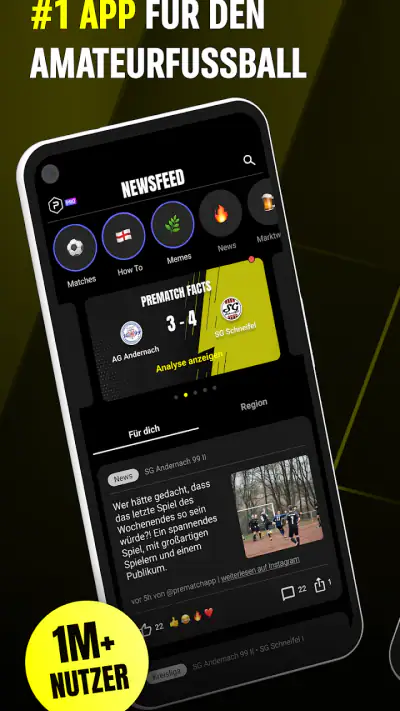 Prematch - Der echte Fußball screenshot 1