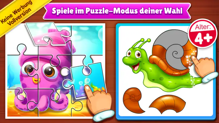 Puzzle spiele kinder alter 2-7 screenshot 1