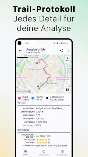 The Mantrailing App screenshot 2