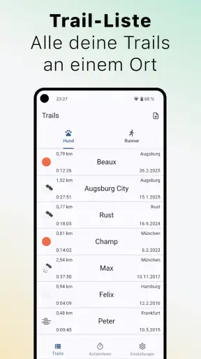 The Mantrailing App screenshot 3